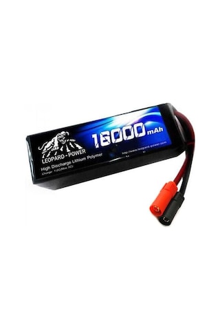 Leopard Power 16000 mAh 7.4V 2S 25C UAV & Multirotor Lityum Polimer Lipo Batarya Pil