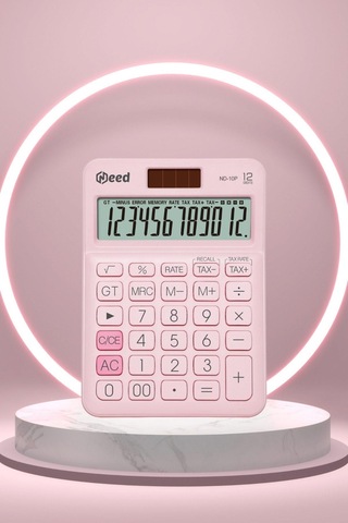 Need ND-10P Pastel Pembe Hesap Makinesi