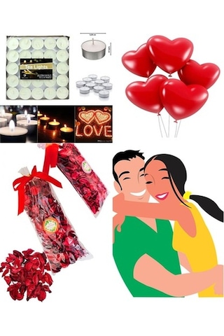 Romantik Hediye 14 Şubat Sevgililer Günü Doğum Günü Süsleme Paket