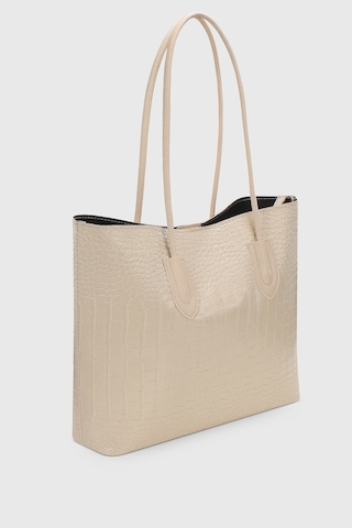 Housebags Krem Retro Shopper Çanta 264 Krem