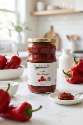 Beyorganik Pestisit Analizli Organik Biber Salçası 660 G