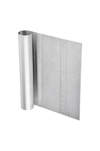 Moveevo Pasta, Hamur Ve Pasta Krema Dağıtıcı, Çikolata Kıvrımları Ve Yıkama İçin Paslanmaz Çelik Hamur Scraperı - 15x12cm Diğer