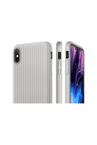 Vrs Apple Uyumlu iPhone Xs Max İle Single Fit Kılıf Gray