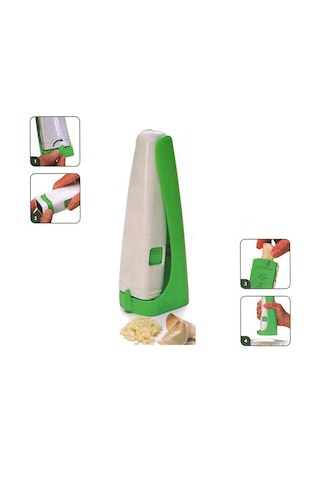 Homyl Sarımsak Basın Zencefil Baskı Doğrayıcı Kesici Kıyma Yeşil