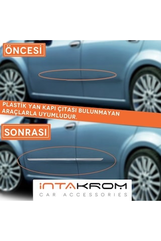 Fiat Linea 2005-2012 Krom Yan Kapı Çıtası