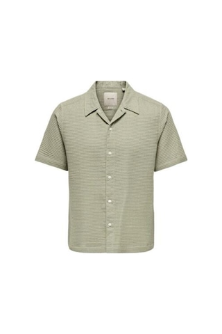 Only & Sons Onssavıer Waffle Ss Shırt 0326 Kahverengi