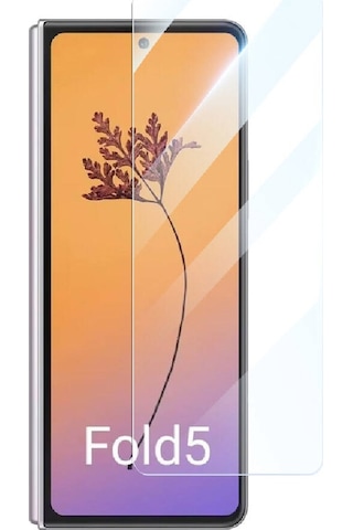 Samsung Galaxy Z Fold 5 5g İle Uyumlu Kavisli Ekranı Tam Kaplayan Kırılmaz Cam Ekran Koruyucu
