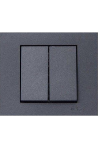 Ovivo Grano Metalik Füme Komütatör Anahtar Ovivo Grano Metalik Füme Komütatör Anahtar