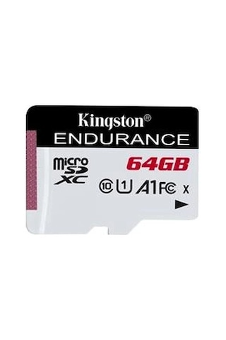 Kingston Sdce-64gb 64gb Microsdxc Endurance 95r-30w C10 A1 Uhs-ı Card Only Hafıza Kartı Kdo