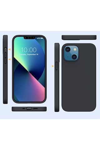 Apple Uyumlu iPhone 13 Kilif Ince Esnek Soft Silikon Kapak 510517614