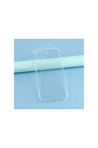 Honor 600 Uyumlu Kamera Korumalı Silikon Arka Kılıf Beyaz