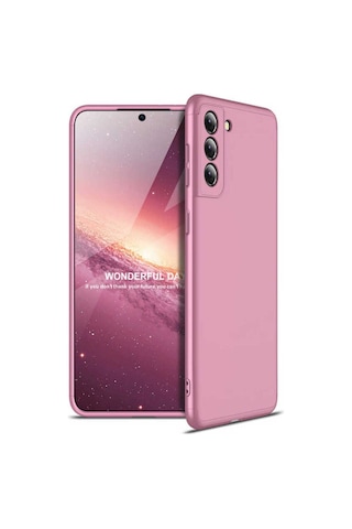 Galaxy S21 Plus Kılıf Zore Ays Kapak Rose Gold
