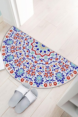 Dekoratif Kapı Önü Paspas, Dış Mekan/ev İçi/banyo/mutfak/yatak Odası/giriş Paspasları Model 3 Çok Renkli