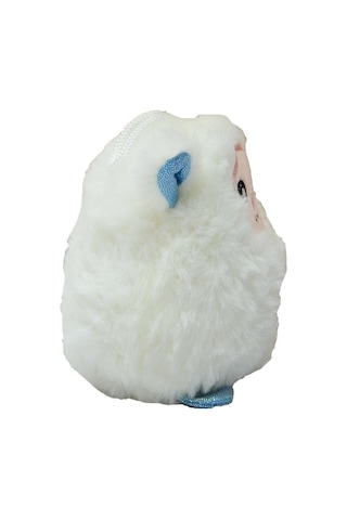 Sevimli Sesli Mini Kuzu Peluş Beyaz 10 Cm - Uyku Ve Oyun Arkadaşı Peluş Oyuncak Beyaz