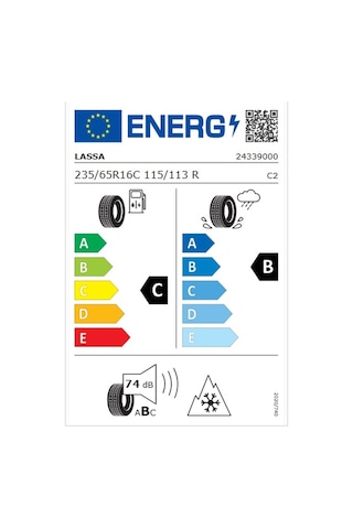 Lassa 235/65R16C 115/113R 8Pr M+S 3Pmsf Multiways-C Dört Mevsim Lastiği 2026