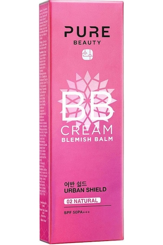 Pure Beauty Gözenek ve Leke Görünümünü Azaltıcı BB Cream SPF50 02 Natural