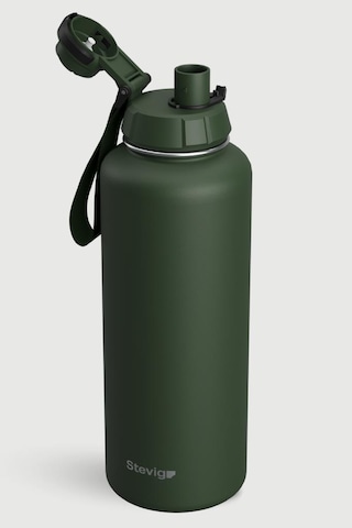 Stevig 1 Hand Leak-proof Sızdırmaz Çelik Termos 1500 Ml Green St-252 Yeşil