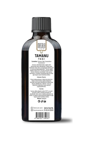 Masala Tamanu Yağı 100 ML