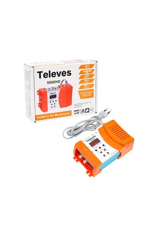 Televes 5860hd Hdmı+av Giriş Full Band Rf Modülatör