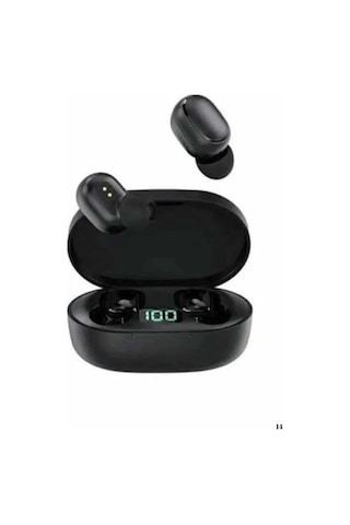 Kulaklık - 855 - Dijital Göstergeli Bluetooth Bağlantılı Kablosuz Kulak İçi Mikrofonlu - Spt-gld - Dokunmatik Kontrol