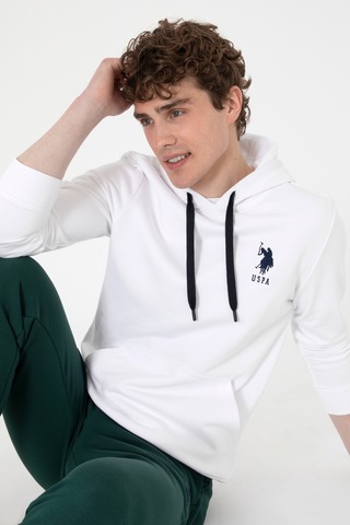 U.s. Polo Assn. Erkek Beyaz Sweatshirt 50289059-vr013 Beyaz