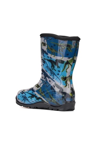 514 Çocuk Okul Öncesi Sıcak Astar Yağmur Çizmesi Mavi