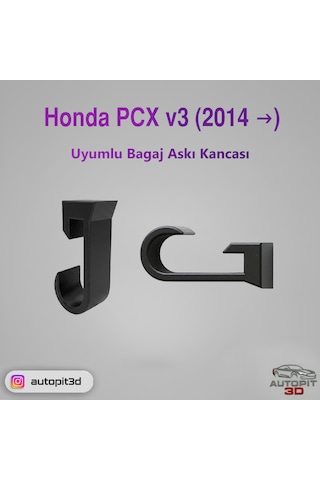 Honda Pcx V3 2014 Uyumlu Bagaj Askı Kancası