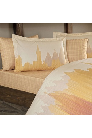 Taç Butik Alba Pamuk Percale Nevresim Seti Çift Kişilik Turuncu 000000001000051320 Turuncu