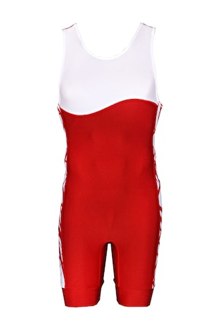 Dosmai Profesyonel Güreş Mayosu Tek Taraflı Kırmızı L Gm731 Kırmızı