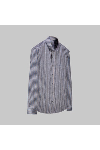 Sarar Goias Interview Slim Fit Erkek Gömlek 3174537 Kahve