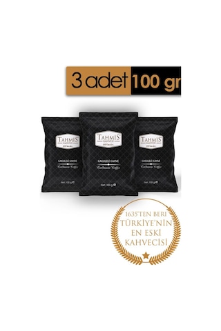 Tahmis Kahvesi Kakuleli Türk Kahvesi 3 x 100 G