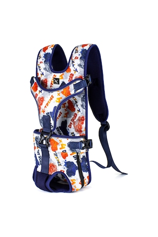 Samdoo Küçük-orta Boy Köpekler İçin Ayarlanabilir Fantezi Desenli Ön Çanta, Su Geçirmez Oxford Kumaşı, Kolay Takılabilir Kilitli, Taşıma Çantası M