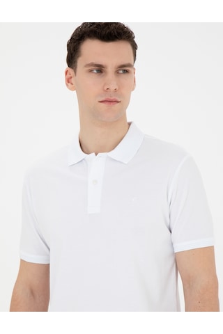 Pierre Cardin Erkek Beyaz Tişört Basic 50280754-Vr013 Beyaz