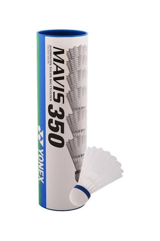 Yonex Mavis 350 6'lı Beyaz Badminton Topu Yonex Mavis 350 6'lı Beyaz Badminton Topu