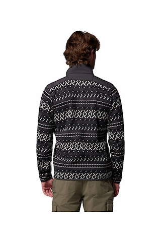 Columbia Erkek Outdoor Çeyrek Fermuarlı Polar Üst 2097741012 Siyah Siyah