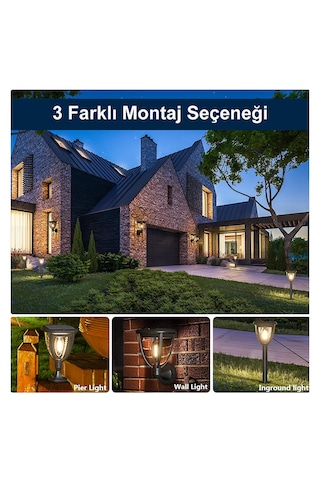 Greentech Güneş Enerjili Led Aydınlatma 2 Adet / GT-SL21