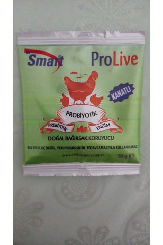 Smart Prolive Kanatlı Hayvan İçin Probiyotik 50 G