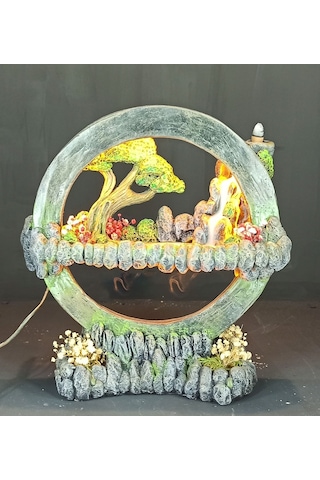 Işıklı Tütsülüklü Hayal Çemberi Geri Akış Tütsülük Gece Lambası