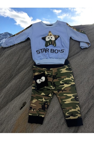 Kamuflaj 3 İplik Takım renkli