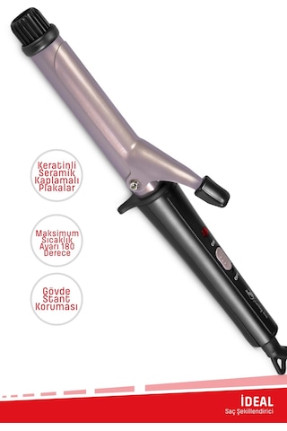 Evia İdeal Keratin Seramik Plakalı Saç Şekillendirici Maşa