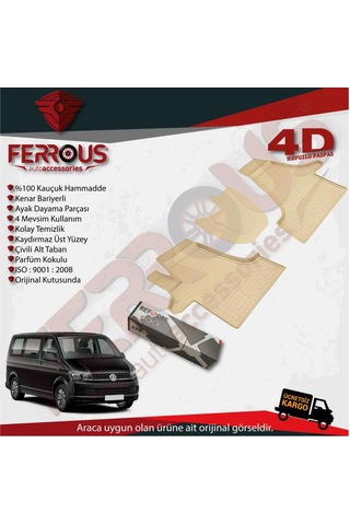 Refref Volkswagen Transporter T5 4D Paspas Havuzlu 2003 2014 A+ Siyah