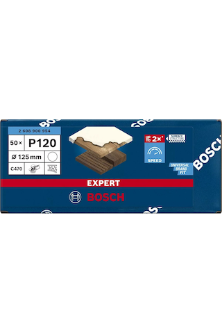 Bosch Exp C470 Zımpara Kağıdı 125 Mm 100 Kum 50li