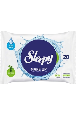 Sleepy Bamboo Make Up Makyaj Temizleme Mendili 3 x 20'li
