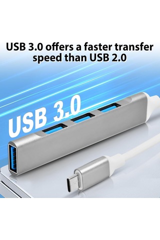 Lexroo Type-c To Usb Hub 4 Port Çoklayıcı Çoğaltıcı Adaptör
