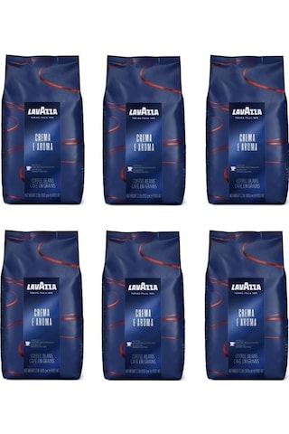 Lavazza Espresso Crema E Aroma Çekirdek Kahve 6 x 1 KG Lavazza Espresso Crema E Aroma Çekirdek Kahve 6 x 1 KG