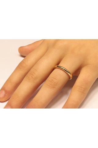 Hakan Güler Kuyumculuk 14 Ayar Altın Simit Model Bombeli Alyans