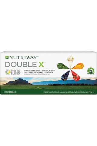 Amway Double X Yedek Paket 372 Tablet .62 Gün.