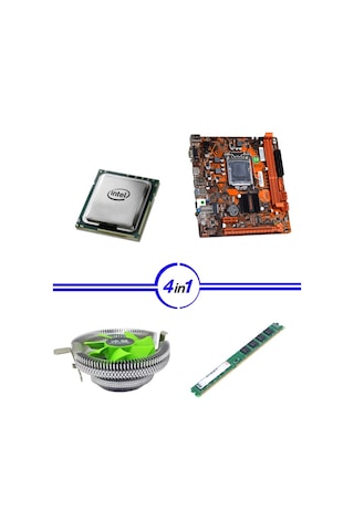 Ramtech RBD221 i3-2100 İşlemci + H61 Anakart + 8 GB Ram + M800 Fan Bundle Set