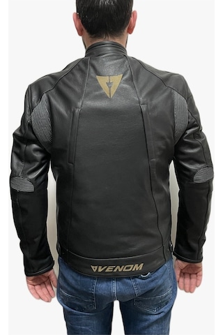 Venom D2 Deri Ceket Racıng Siyah (547939182)