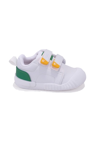 Vicco Forum 950e25k261 Beyaz Yeşil Ortopedik Erkek Bebe Spor Ayakkabı Beyazyesıl